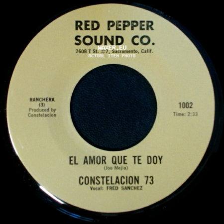 Constelacion 73 - Dichoso / El Amor Que Te Doy side B