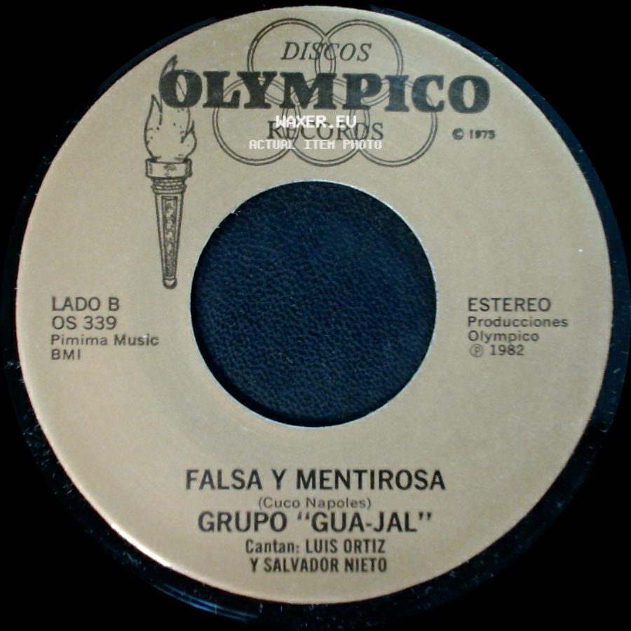 Grupo "Gua-Jal" - La De Los Ojos Azules / Falsa Y Mentirosa side B