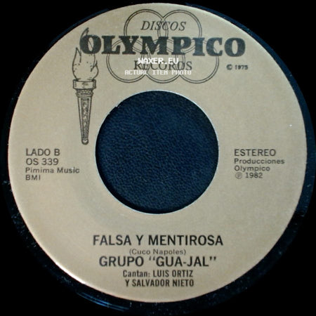 Grupo "Gua-Jal" - La De Los Ojos Azules / Falsa Y Mentirosa side B