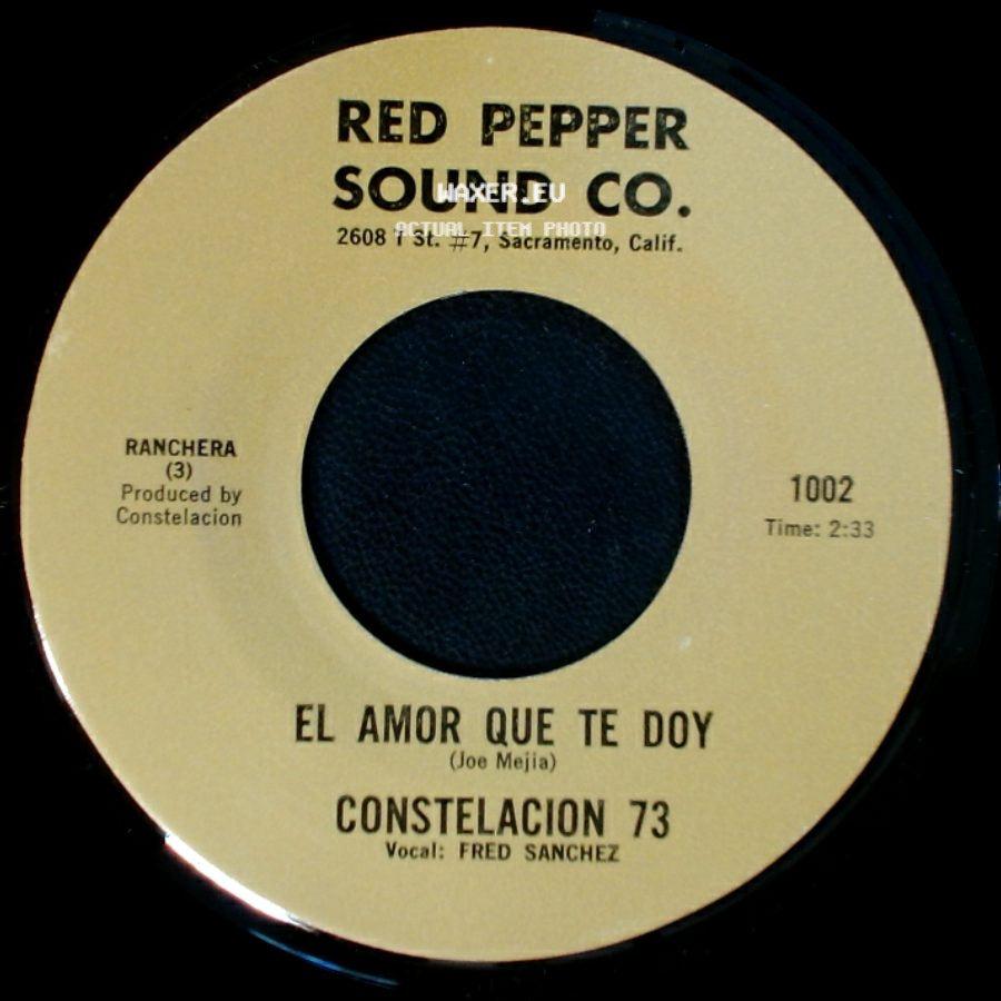 Constelacion 73 - Dichoso / El Amor Que Te Doy side B
