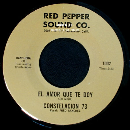 Constelacion 73 - Dichoso / El Amor Que Te Doy side B