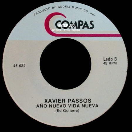 Xavier Passos - Anoche Me Enamore / Ano Nuevo Vida Nueva side B