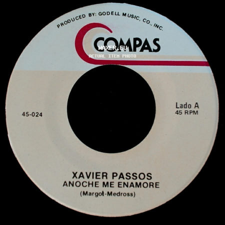 Xavier Passos - Anoche Me Enamore / Año Nuevo Vida Nueva side A