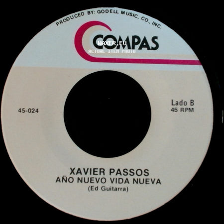 Xavier Passos - Anoche Me Enamore / Año Nuevo Vida Nueva side B