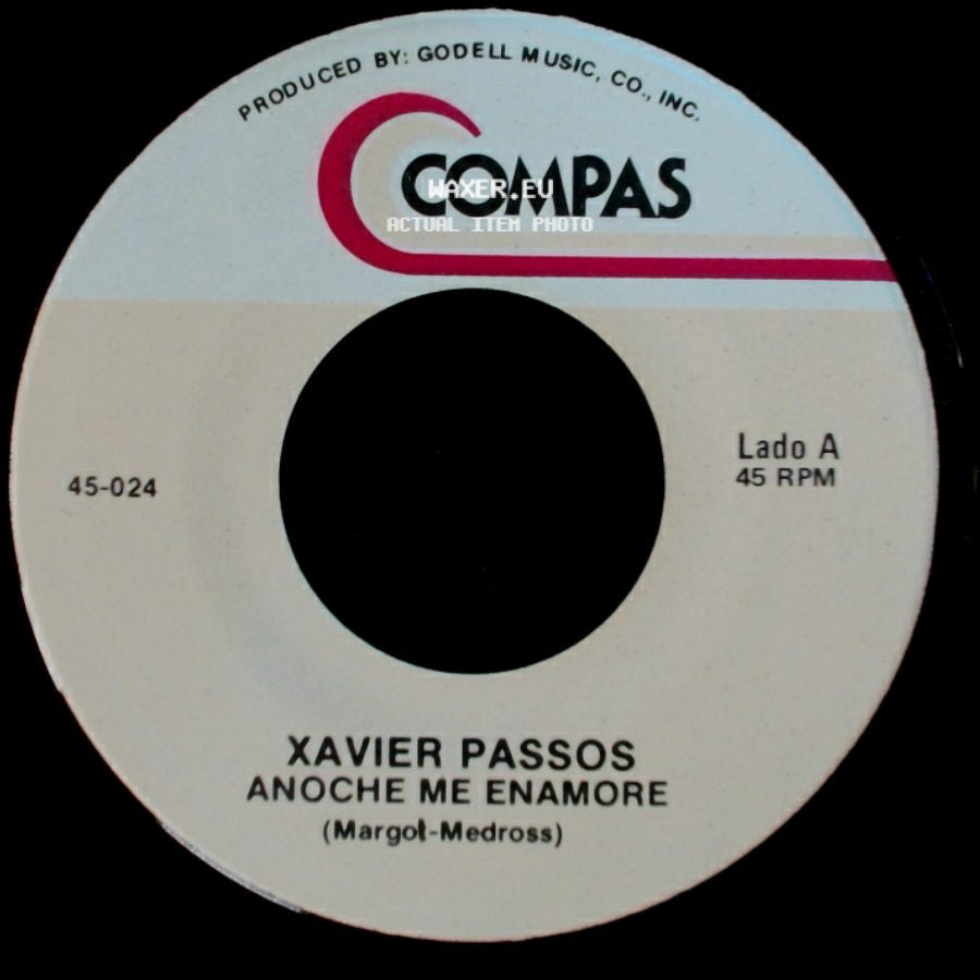 Xavier Passos - Anoche Me Enamore / Año Nuevo Vida Nueva side A