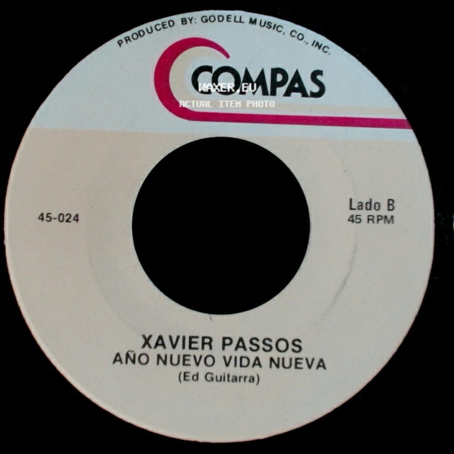 Xavier Passos - Anoche Me Enamore / Año Nuevo Vida Nueva side B