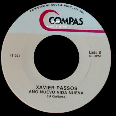 Xavier Passos - Anoche Me Enamore / Año Nuevo Vida Nueva side B
