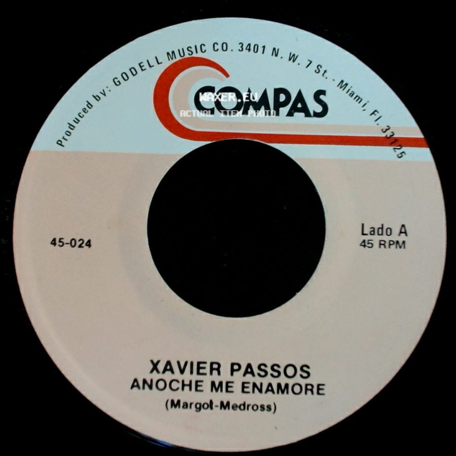 Xavier Passos - Anoche Me Enamore / Año Nuevo Vida Nueva side A