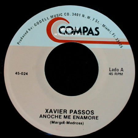 Xavier Passos - Anoche Me Enamore / Año Nuevo Vida Nueva side A
