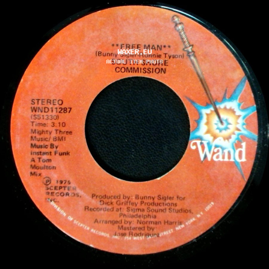 South Shore Commission - Free Man / Free Man **Disco Mix** side A