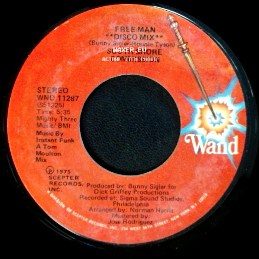 South Shore Commission - Free Man / Free Man **Disco Mix** side B