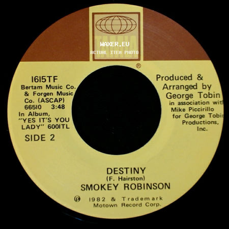 Smokey Robinson - Old Fashioned Love / Destiny side B