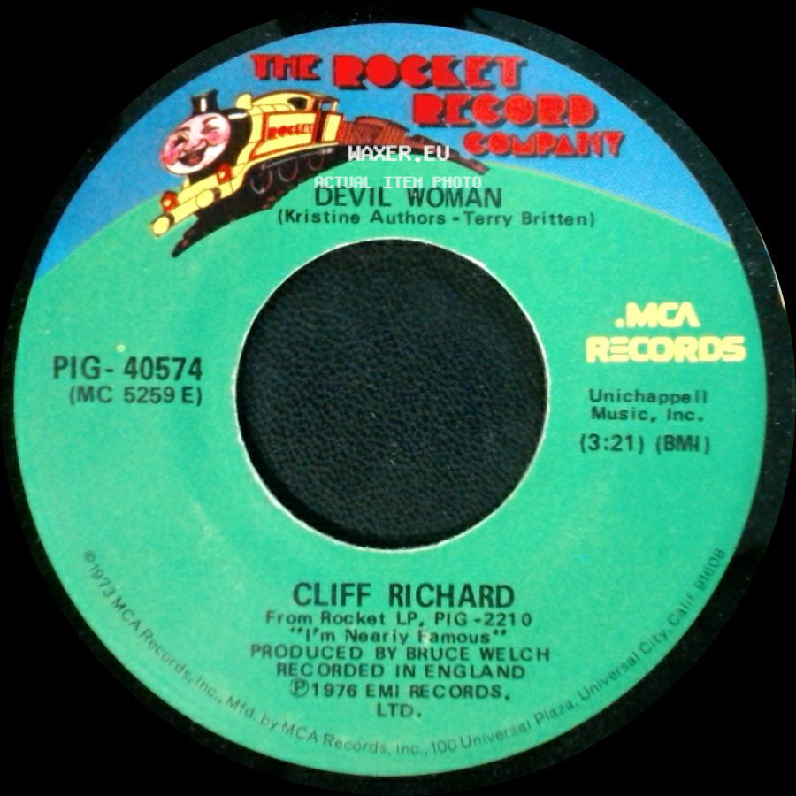 Cliff Richard - Love On (Shine On) / Devil Woman side B