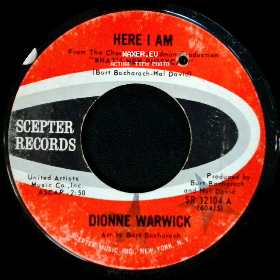 Dionne Warwick - Here I Am / They Long To Be Close To You side A