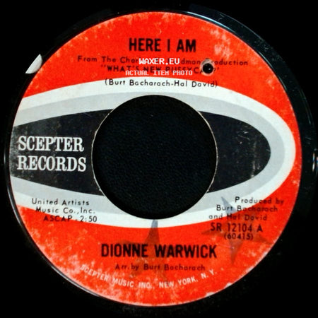 Dionne Warwick - Here I Am / They Long To Be Close To You side A