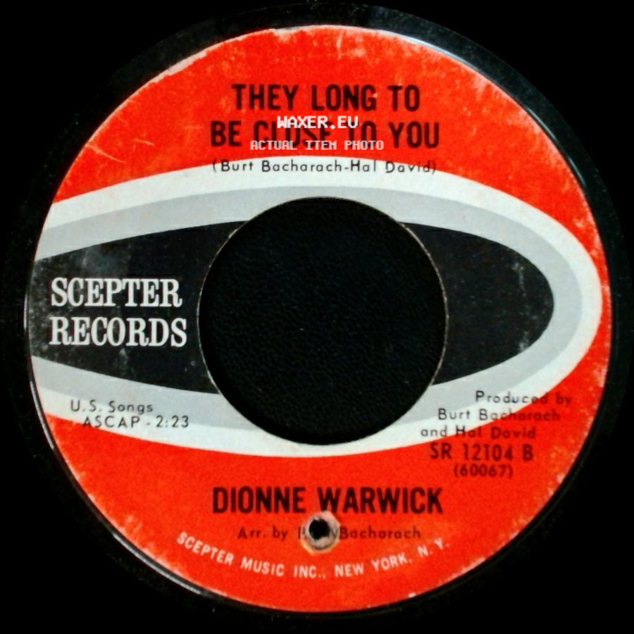 Dionne Warwick - Here I Am / They Long To Be Close To You side B