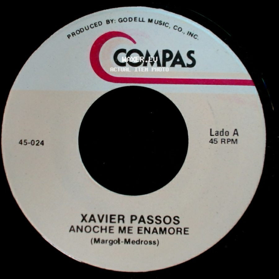 Xavier Passos - Anoche Me Enamore / Año Nuevo Vida Nueva side A