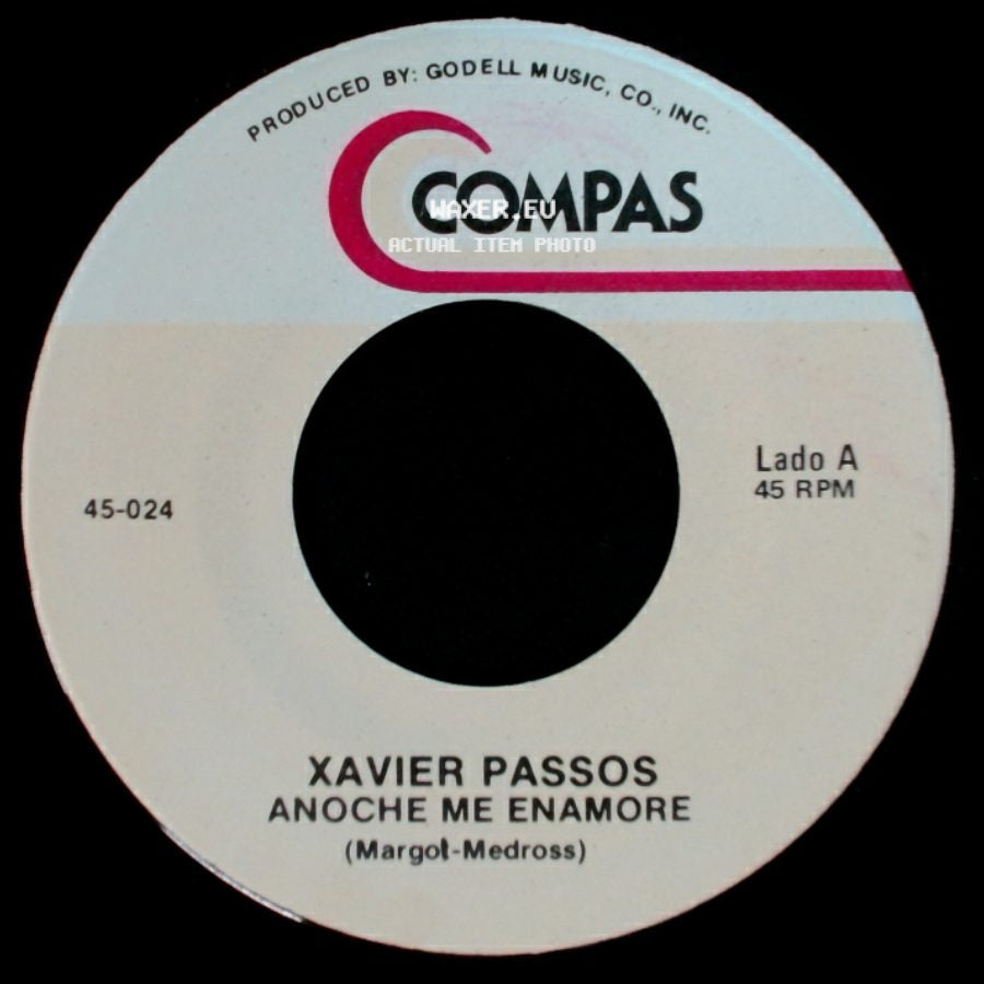 Xavier Passos - Anoche Me Enamore / Año Nuevo Vida Nueva side A