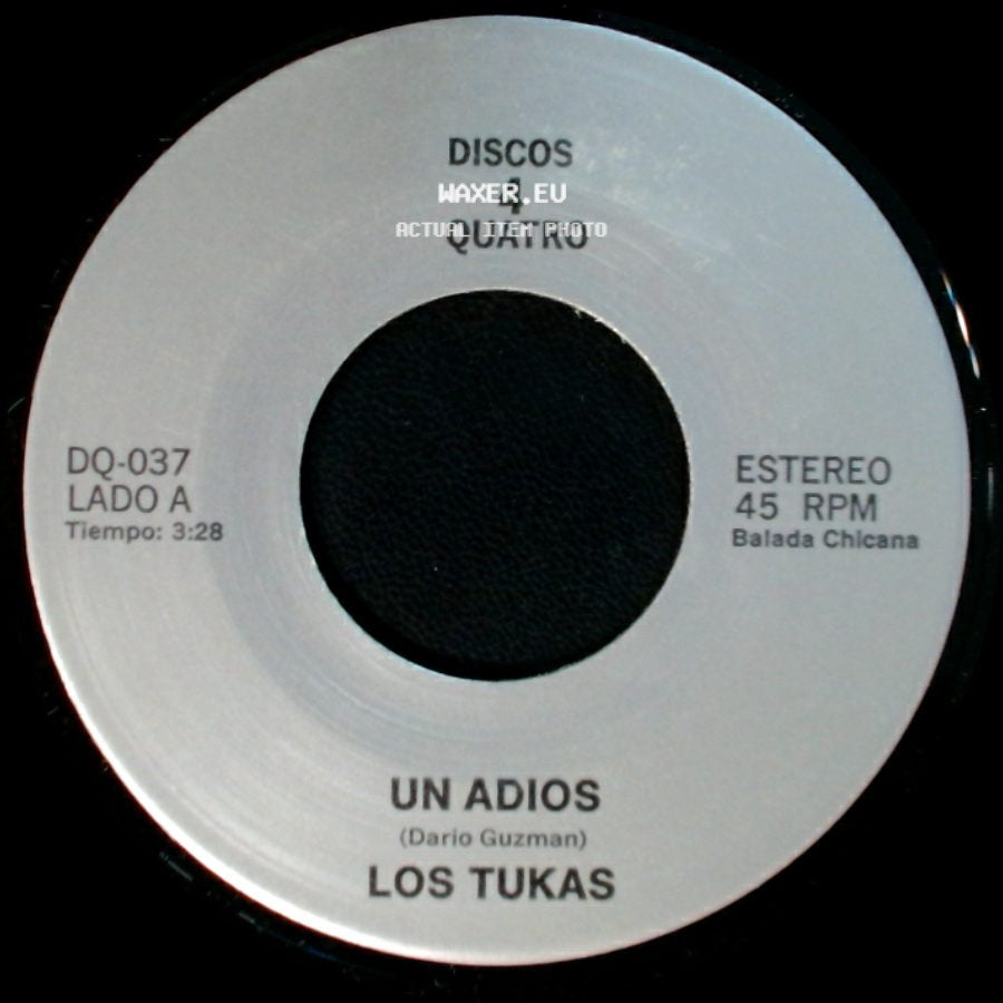 Los Tukas / Polo - Un Adios / El Ultimo Beso "Last Kiss" side A