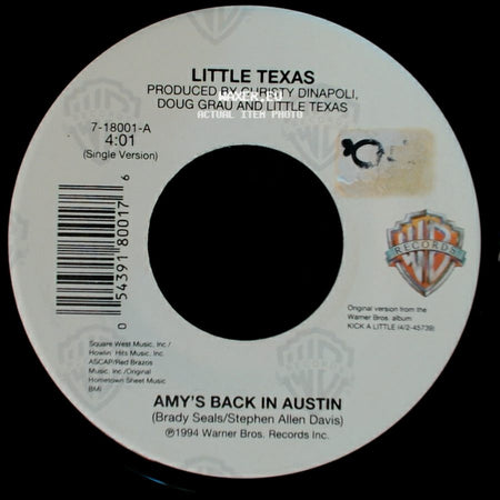 Little Texas - Excerpts From Country World Premiere Radio Show / Amy's Back In Austin side B