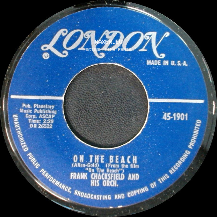 Frank Chacksfield And His Orch. - On The Beach / A Paris Valentine side A