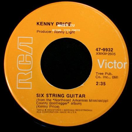 Kenny Price - The Sheriff Of Boone County / Six String Guitar side B