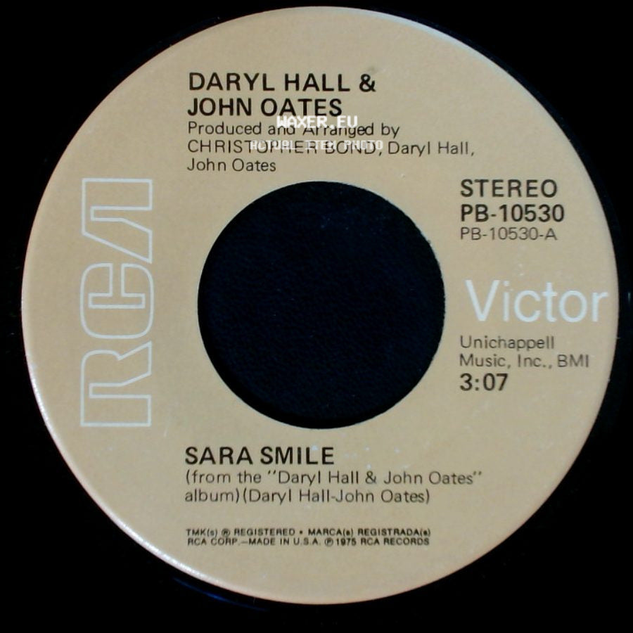 Daryl Hall & John Oates - Sara Smile / Soldering side A