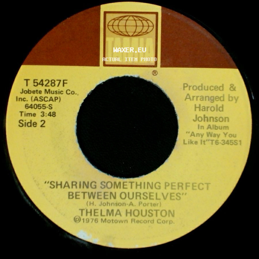 Thelma Houston - I'm Here Again / Sharing Something Perfect Between Ourselves side B