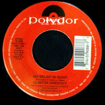 Clinton Gregory - A-11 / No Relief In Sight side B