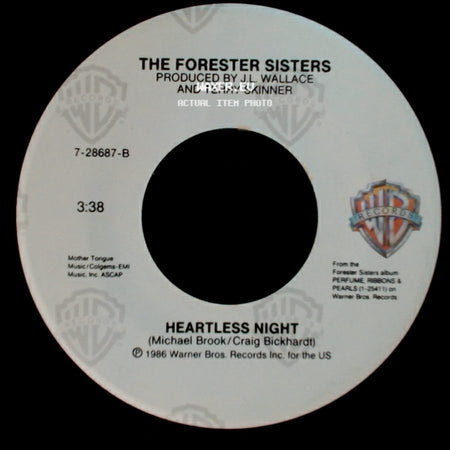 The Forester Sisters - Lonely Alone / Heartless Night side B