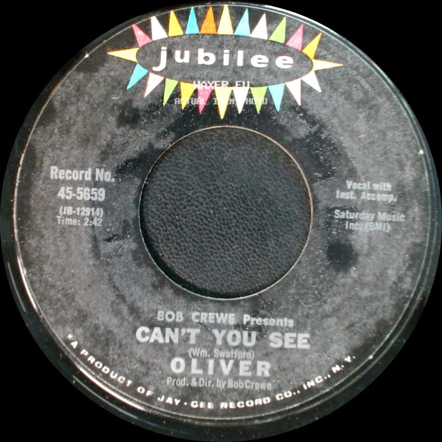 Oliver - Can't You See / Good Morning Starshine side A