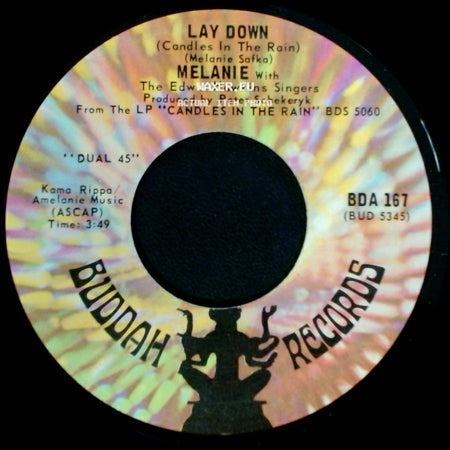 Melanie - Lay Down (Candles In The Rain) / Candles In The Rain side A