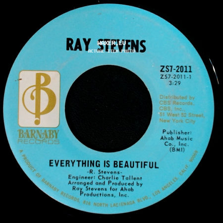 Ray Stevens - Everything Is Beautiful / A Brighter Day side A