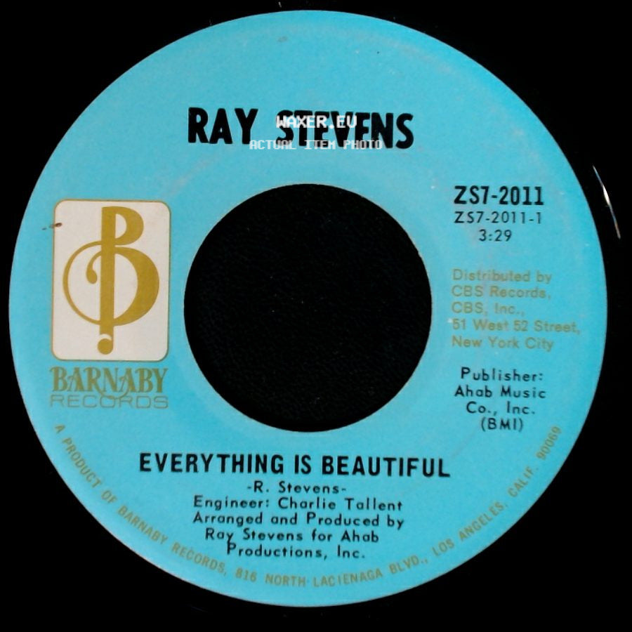 Ray Stevens - Everything Is Beautiful / A Brighter Day side A