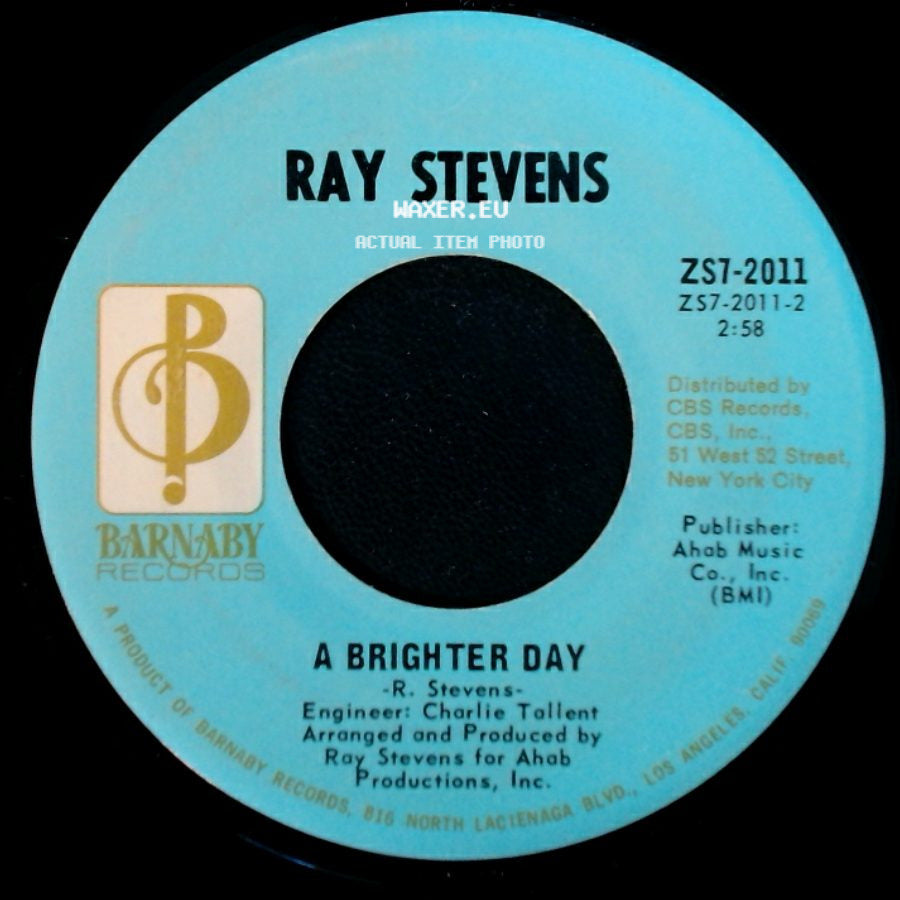 Ray Stevens - Everything Is Beautiful / A Brighter Day side B