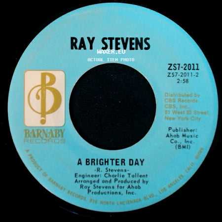 Ray Stevens - Everything Is Beautiful / A Brighter Day side B