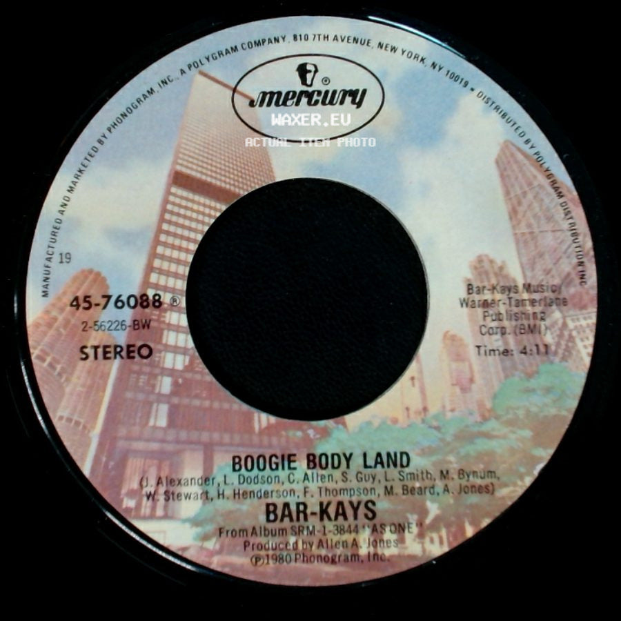 Bar-Kays - Boogie Body Land / Running In And Out Of My Life side A