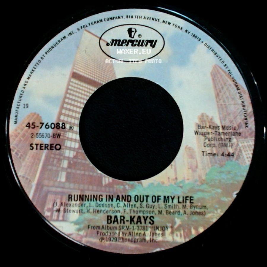 Bar-Kays - Boogie Body Land / Running In And Out Of My Life side B