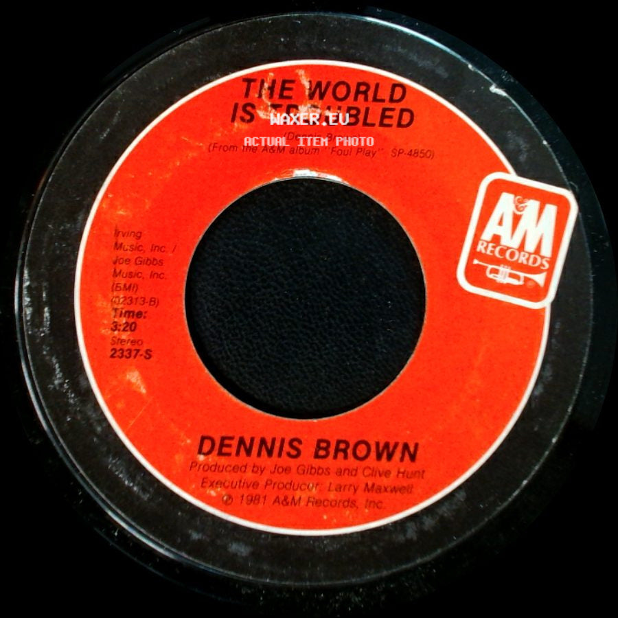 Dennis Brown - On The Rocks / The World Is Troubled side B