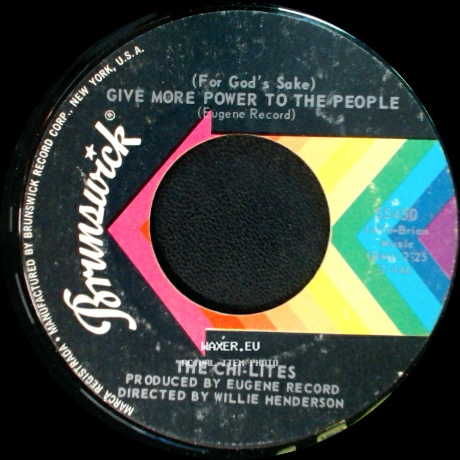 The Chi-Lites - Troubles A Comin' / Give More Power To The People side B
