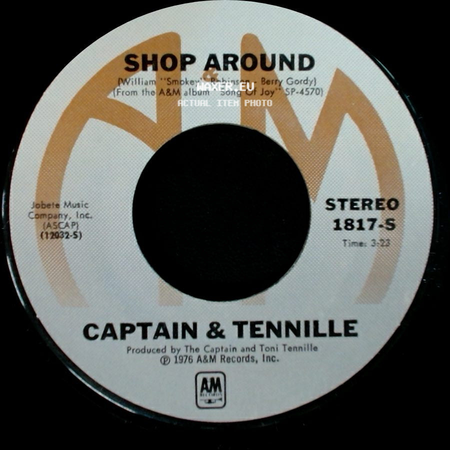 Captain & Tennille - Shop Around / Butterscotch Castle side A