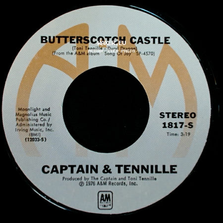 Captain & Tennille - Shop Around / Butterscotch Castle side B