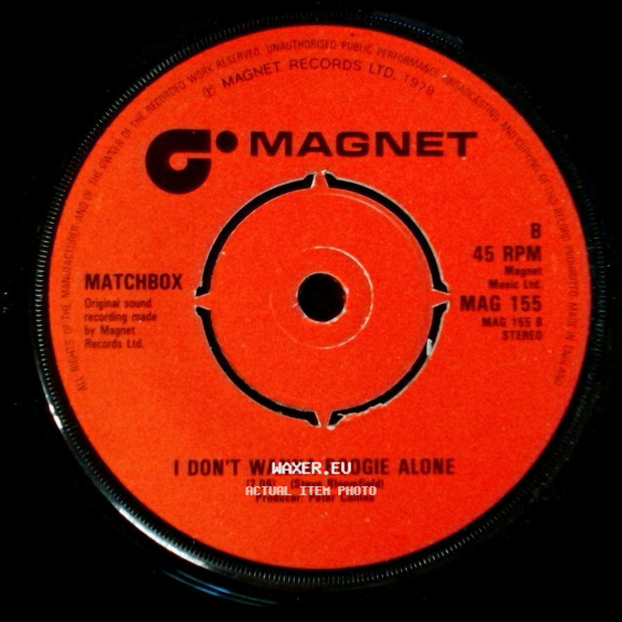 Matchbox - I Don't Wanna Boogie Alone / Rockabilly Rebel side A