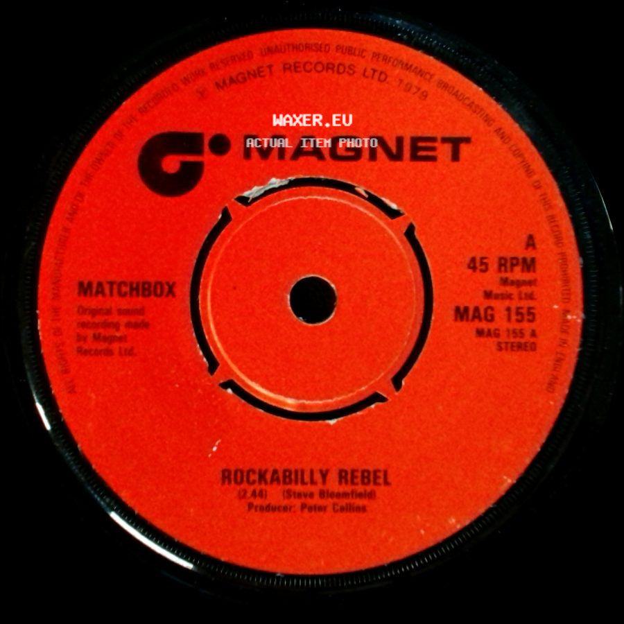 Matchbox - I Don't Wanna Boogie Alone / Rockabilly Rebel side B