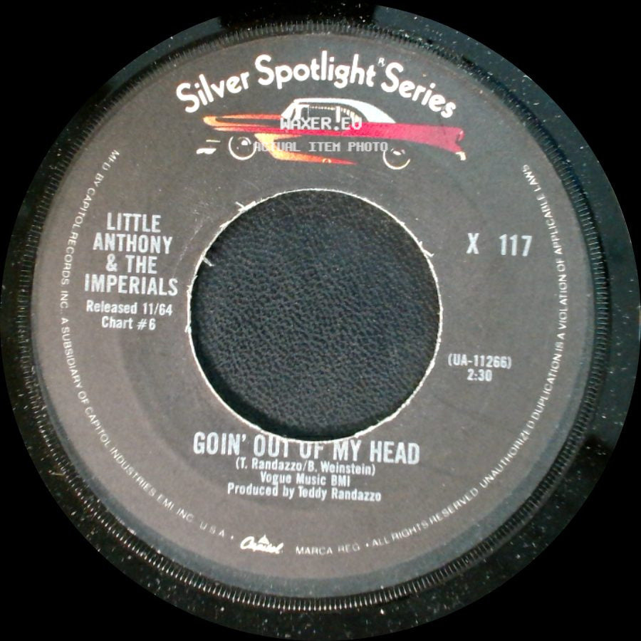 Little Anthony & The Imperials - I'm On The Outside (Looking In) / Goin' Out Of My Head side B