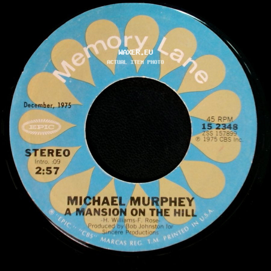 Michael Murphey - A Mansion On The Hill / Wildfire side A