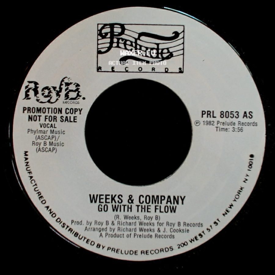 Weeks & Company - Go With The Flow / Go With The Flow side A