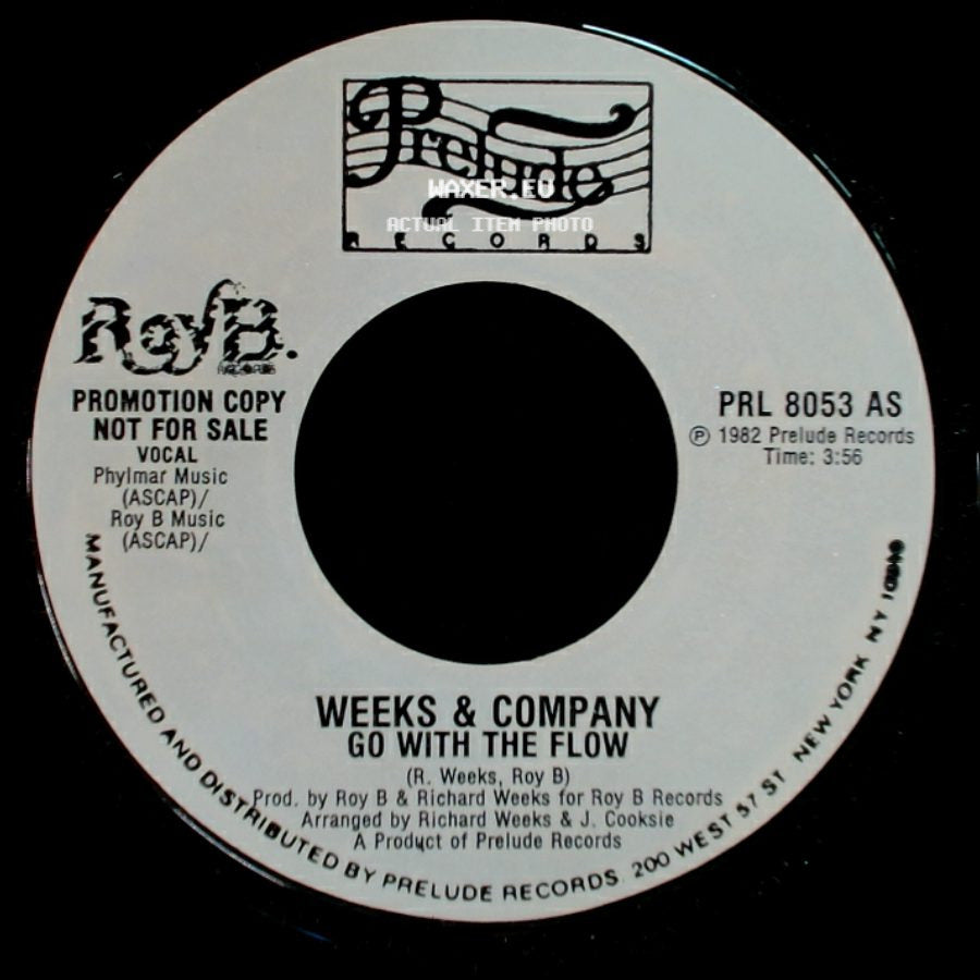 Weeks & Company - Go With The Flow / Go With The Flow side B