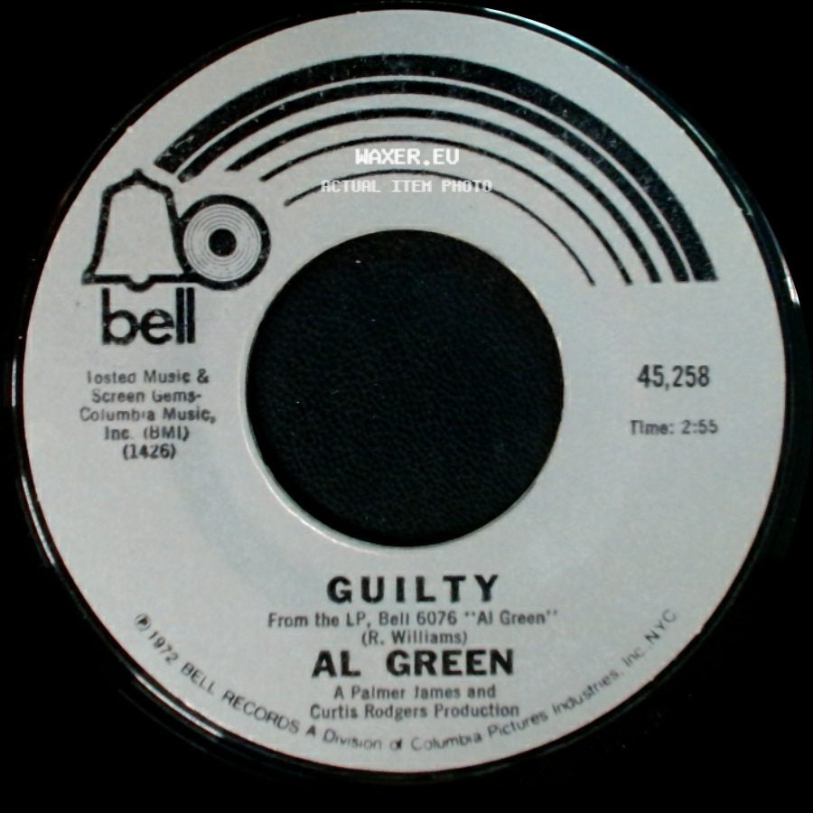 Al Green - Guilty / Let Me Help You side A