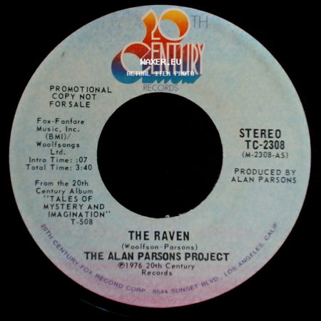 The Alan Parsons Project - The Raven / The Raven side B